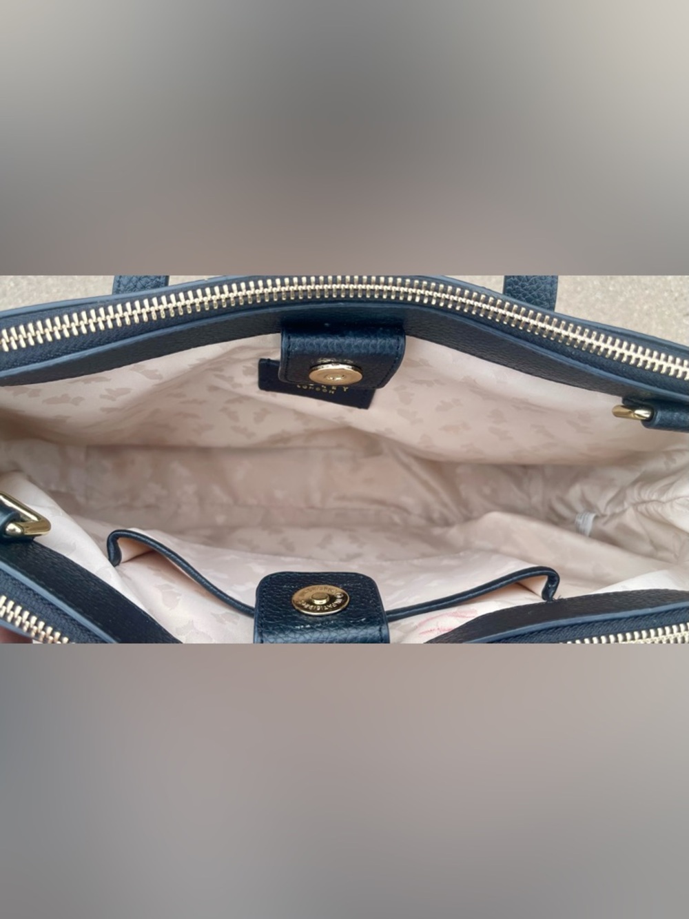 Radley London Black Pebble Leather Tote Bag with Gold Hardware - Modern - Picture 6 of 7